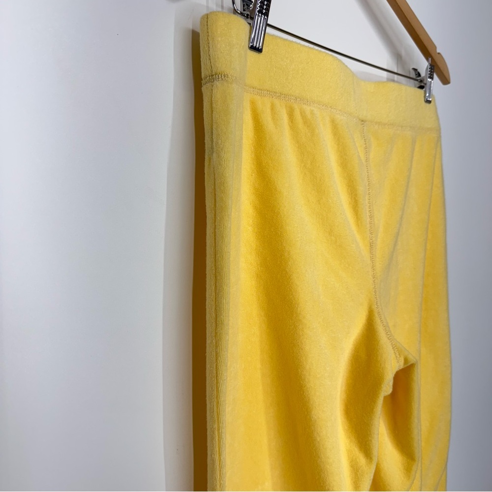 Boston Proper Solid Yellow Terrycloth Cropped Wid… - image 7
